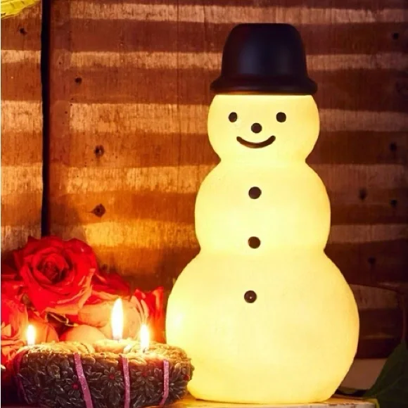 John Derian for Target 14" Snowman Lit Blow Mold NWT SEE PICTURES, DEFECT-AS IS - Picture 1 of 7